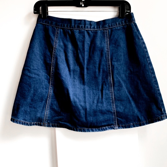 BDG denim women's mini flare skirt snap button - Picture 4 of 4